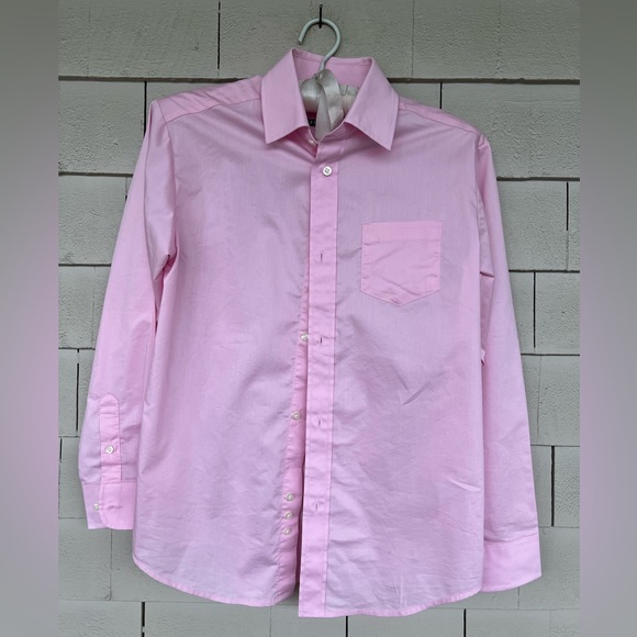 Chaps pink button down shirt size medium 10-12 - Picture 1 of 2